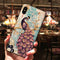 Funda para Apple con Relieve de Pavo Real