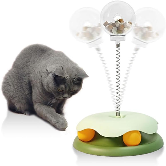 Juguete Dispensador de Premios para Gatos con Bola de Seguimiento
