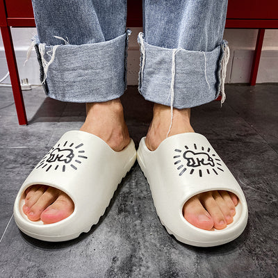 Sandalias Graffiti Plataforma para Hombre - Comodidad y Estilo