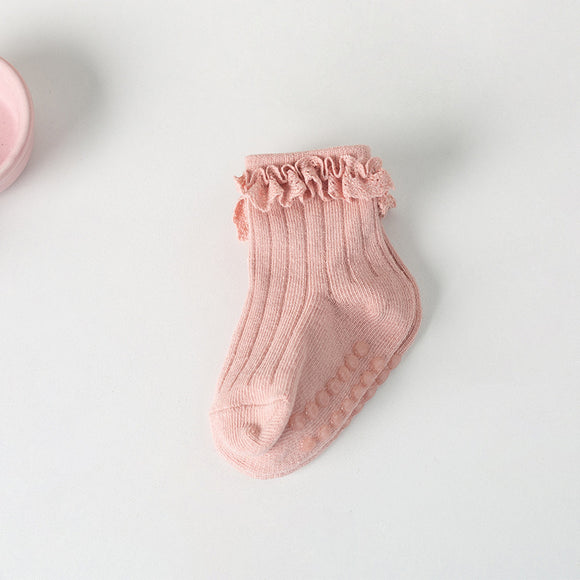 Calcetines de Algodón Antideslizantes para Niños - Otoño e Invierno
