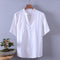 Camisa de Lino Bordada
