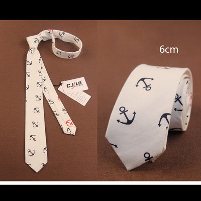 Corbata Angosta Estilo Coreano Casual y Moderno - Image 3