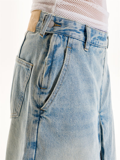 Jeans Cropped Lavados Estilo Hot Girl Retro Americano - Image 13