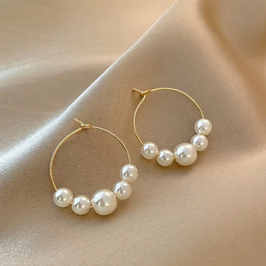 Aretes de Aro Perla Gracia - Tendencia Viral de Influencers - Image 3