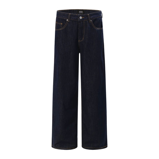 Jeans Rectos Sueltos para Hombre Estilo Urbano