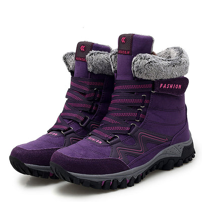 Botas Cálidas Acolchadas de Algodón - Caña Alta - Image 7