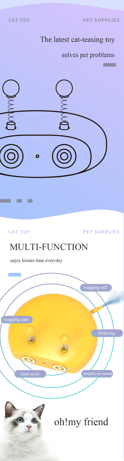 Juguete Interactivo Láser Automático para Gatos con Movimiento Inteligente - Image 8