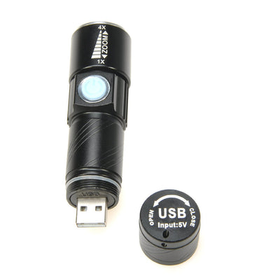 Linterna LED Recargable Mini de Aluminio