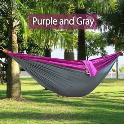 Hamaca de Camping Portátil - Hamaca Doble de Paracaídas para Aventuras al Aire Libre - Image 27