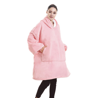 Sudadera con Capucha Mujer Doble Capa Franela Casual - Image 24