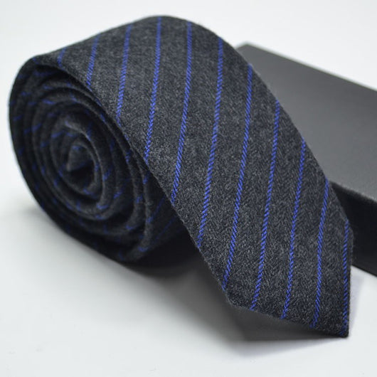 Corbata de Lana Imitación a Cuadros y Rayas para Bodas - Image 8