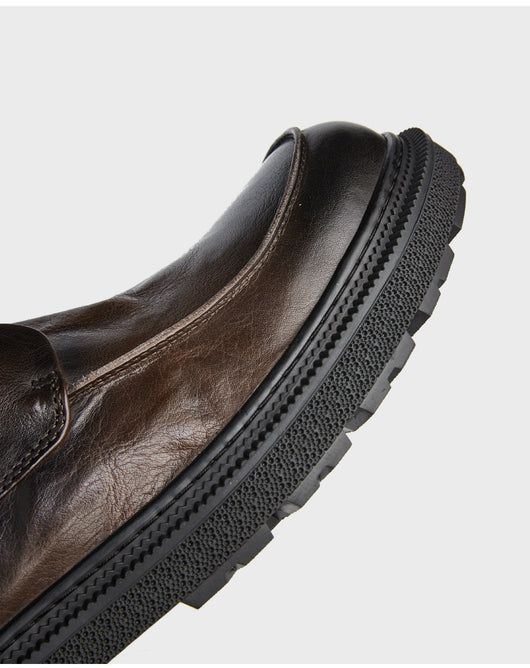 Zapatos Casuales de Cuero para Hombre - Estilo Retro Británico Transpirables - Image 19