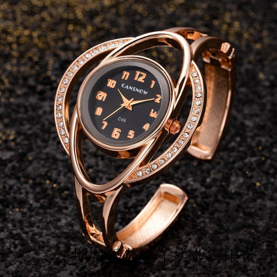Reloj Pulsera Dama Acero Inoxidable con Cierre de Hebilla Cuarzo - Image 6