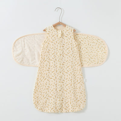 Saco de Dormir Bebé Algodón Gasa 4 Capas con Faja Antisobresaltos - Image 6