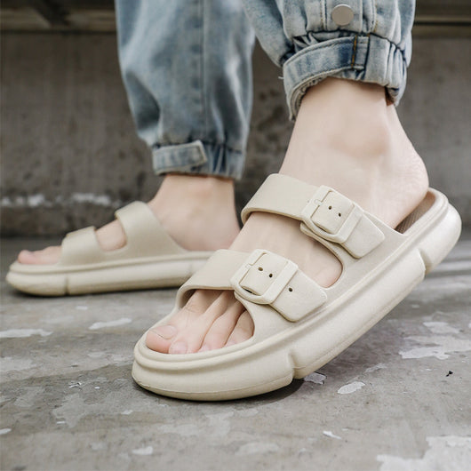 Sandalias Cómodas para Hombre con Suela Gruesa y Diseño Minimalista - Image 8