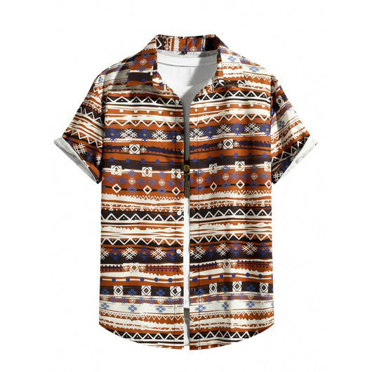 Camisa Suelta de Playa para Hombre - Manga Corta y Cómoda - Image 13
