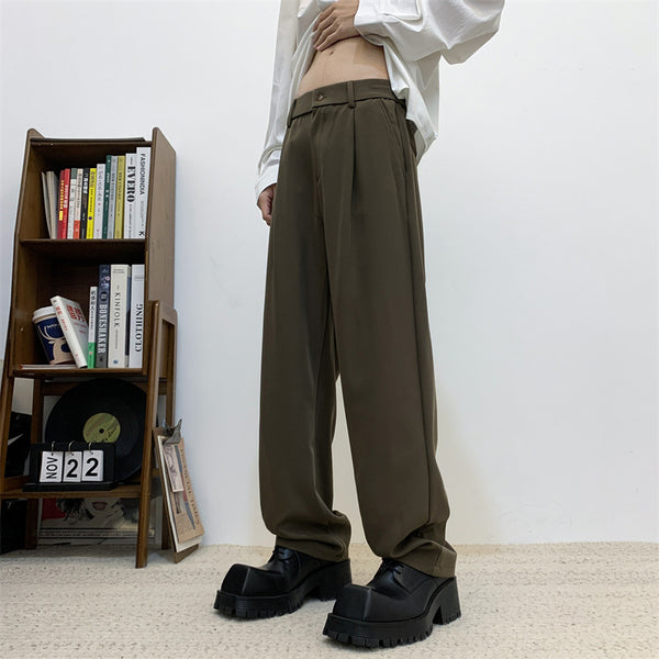 Pantalones de Vestir Holgados para Hombre