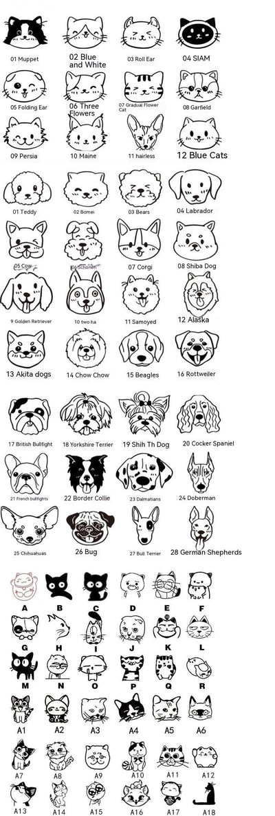 Tarjeta de Identificación para Mascotas con Diseño Reversible de Doble Cara - Image 12