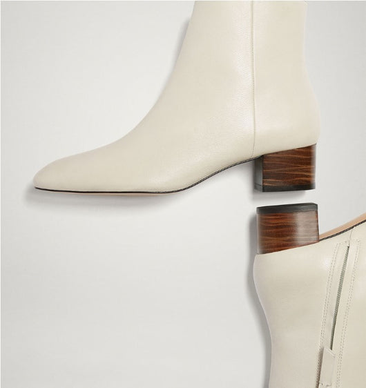 Botas Tobilleras de Cuero Genuino con Cierre de Cremallera para Mujer - Image 10