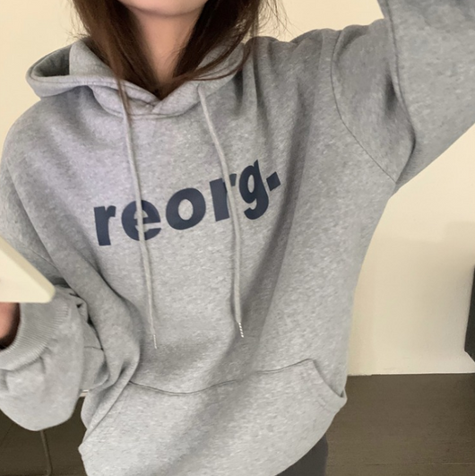 Sudadera Oversized con Capucha en Felpa Gruesa - Talla Plus - Image 2