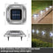 Luz Blanca Lámpara Solar De Jardín