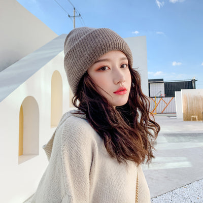 Conjunto de Gorro y Bufanda de Lana con Pelaje de Conejo - Image 7