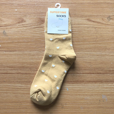 Calcetines de Algodón Estilo Universitario Love Pequeños - Image 10