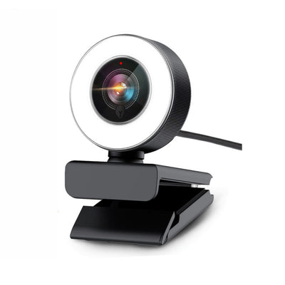 Cámara Web 1080P con Enfoque Automático y Luz de Belleza Integrada