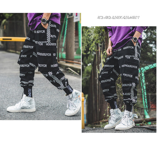 Pantalones de Moda Estampado Letras para Hombre - Comodidad y Estilo - Image 17