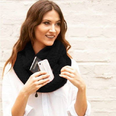 Bufanda Cuello Circular con Bolsillo y Cierre para Hombre y Mujer - Image 11