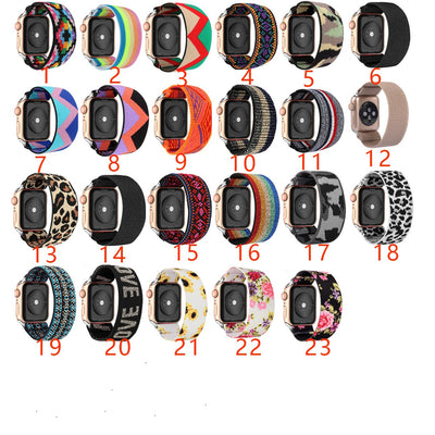 Correa Elástica Bohemia para Reloj - Banda Impresa en Nylon - Image 3