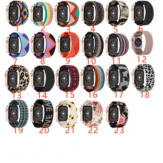 Correa Elástica Bohemia para Reloj - Banda Impresa en Nylon - Image 3
