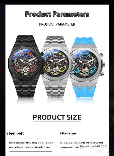 Reloj Automático para Hombre Royal Oak Deportivo Resistente al Agua - Image 18