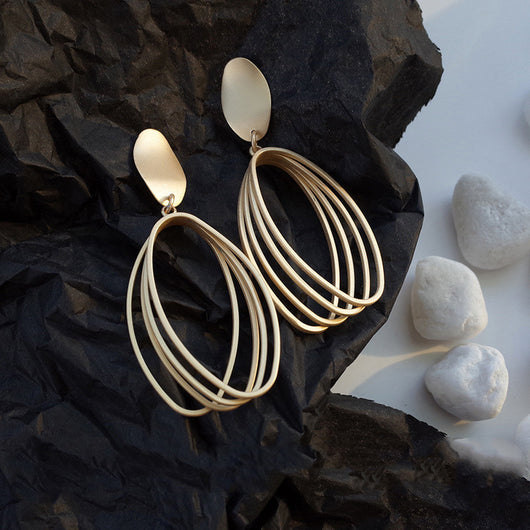 Aretes de Metal Irregulares de Alta Calidad - Image 11