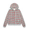 Cardigan Sudadera con Capucha Estampado Otoño Retro