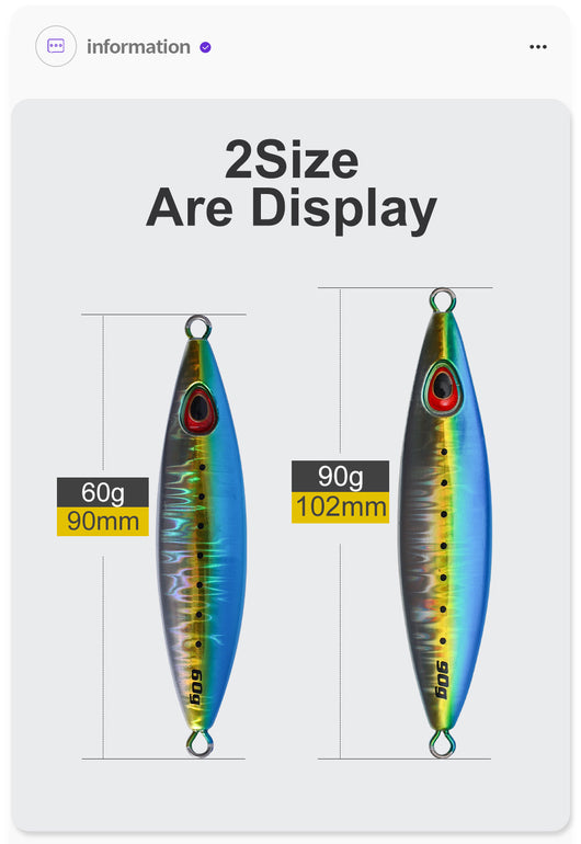 Señuelo Luminoso UV para Pesca en Barco - Placa Basculante 60g/90g - Image 11