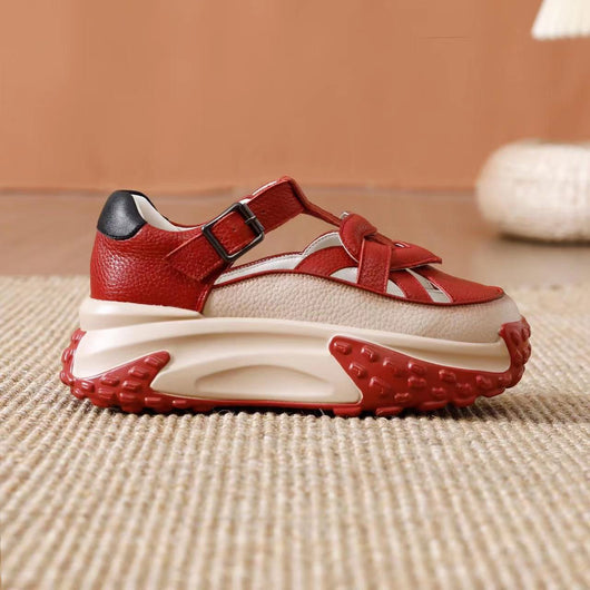 Sandalias Plataforma Transpirables con Diseño Calado para Mujer - Image 3