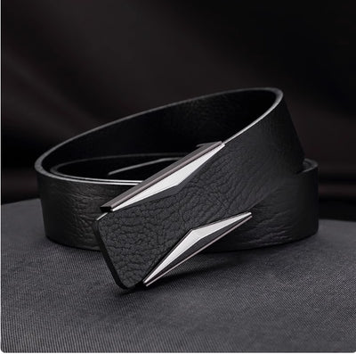 Cinturón Elegante para Hombre Estilo Coreano con Hebilla Suave - Image 8