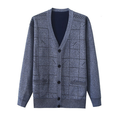 Suéter Oversized de Manga Larga para Papá - Tallas Grandes Primavera Otoño - Image 6