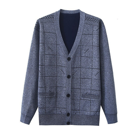 Suéter Oversized de Manga Larga para Papá - Tallas Grandes Primavera Otoño - Image 6