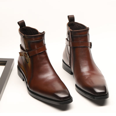 Botas Martin de Caña Alta para Otoño e Invierno - Estilo Clásico Inglés - Image 11