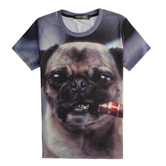 Playera Shar Pei 3D con Efecto Humo - Image 8