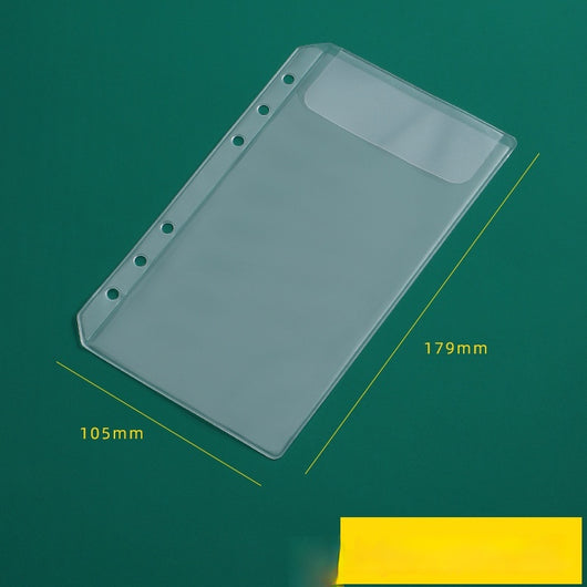 Bolsa Organizadora Transparente con Cierre para Cuadernos A5/A6 y Tarjetas - Image 9