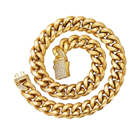 Cadena Cubana para Hombre en Acero Inoxidable - Image 4