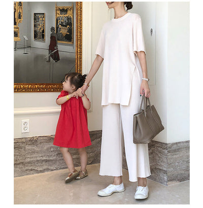 Conjunto de Dos Piezas con Pantalón Ancho Casual - Image 4