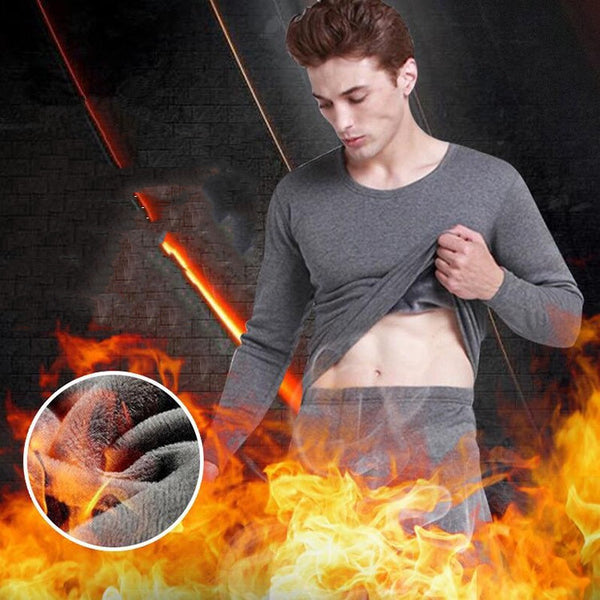 Conjunto Térmico Grueso para Hombre con Forro de Terciopelo