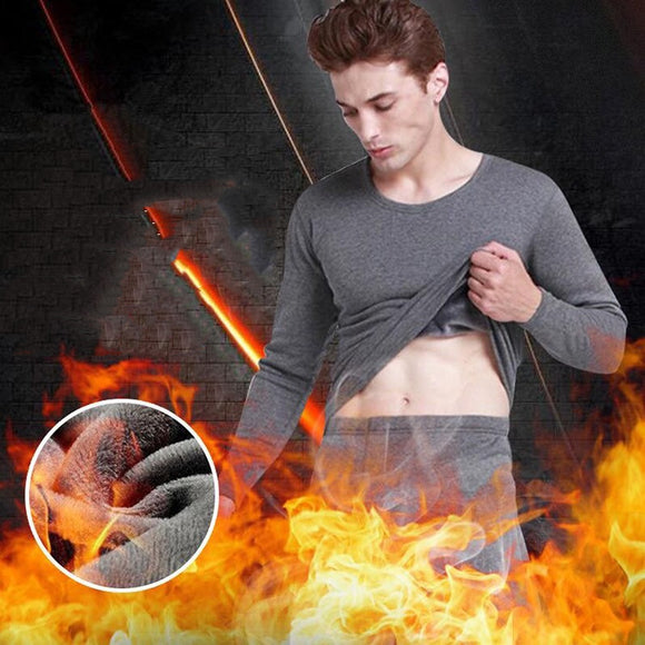 Conjunto Térmico Grueso para Hombre con Forro de Terciopelo