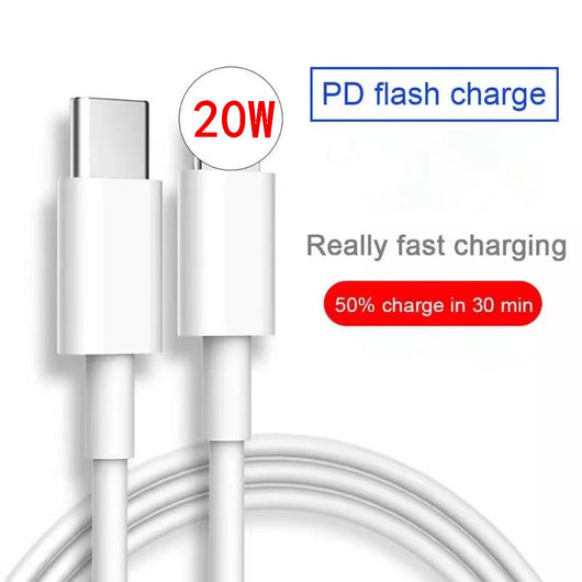 Cable de Carga Rápida PD 18W-20W 2A Datos USB - Image 7