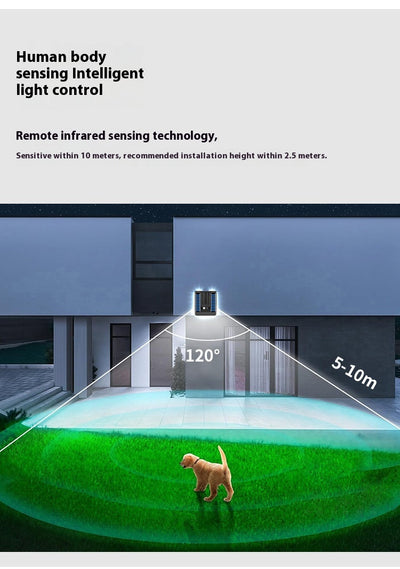 Lámpara Solar Inteligente Plegable para Muro Exterior con Sensor de Movimiento - Image 20
