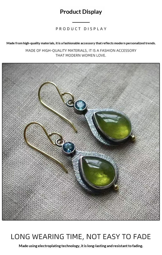 Colgante de Piedra Verde Inspirado en Diseño de Nicho - Image 10